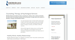Desktop Screenshot of meridianbehavioralhealth.com